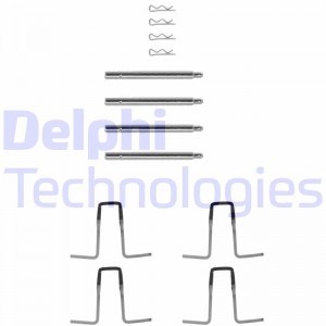 Комплектующие, колодки дискового тормоза LX0037 DELPHI