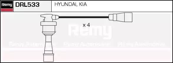 Ккомплект проводов зажигания DRL533 DELCO REMY