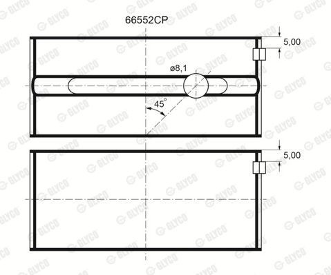 Подшипник 66552CP GLYCO