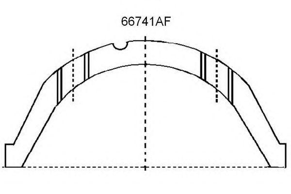 Подшипник 66741AF GLYCO