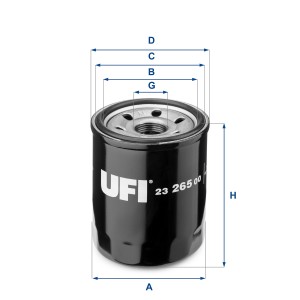 Масляный фильтр 2326500 UFI
