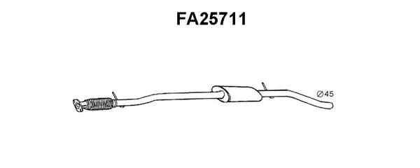 Предглушитель выхлопных газов FA25711 VENEPORTE