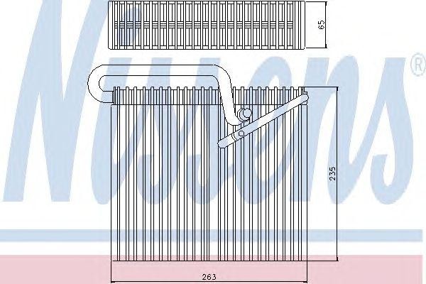 Испаритель, кондиционер 92190 NISSENS