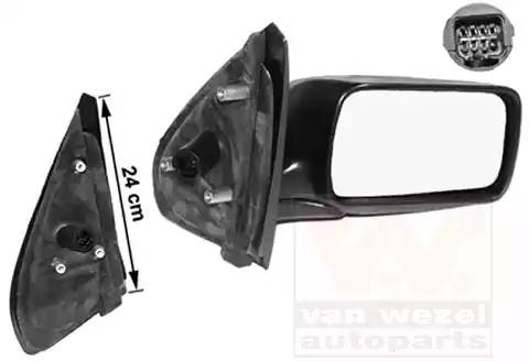 Наружное зеркало 0146808 VAN WEZEL