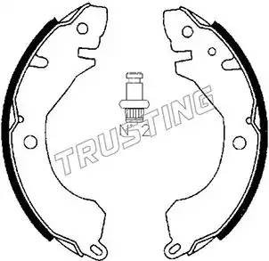 Комплект тормозных колодок 064.157 TRUSTING