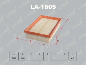 Фильтр воздушный LA-1605 LYNXAUTO