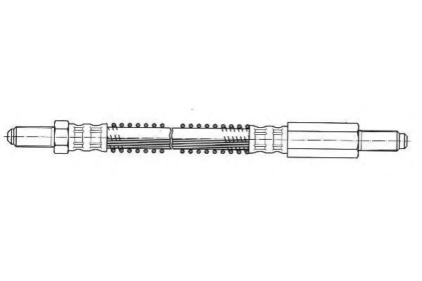 Тормозной шланг FHY2375 FERODO