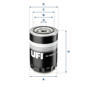 Масляный фильтр 23.102.00 UFI