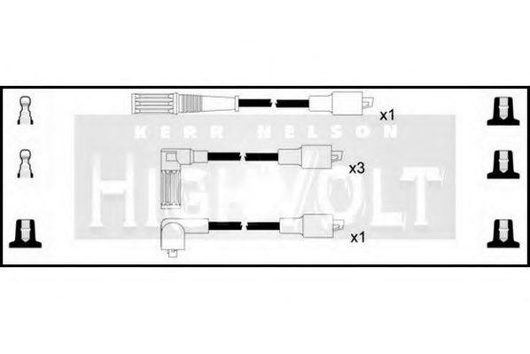 Ккомплект проводов зажигания OEF013 STANDARD