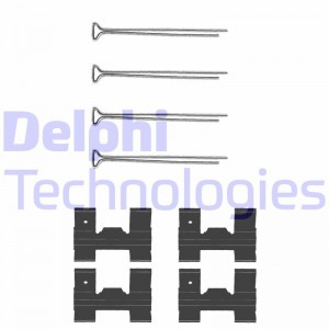 Комплектующие, колодки дискового тормоза LX0023 DELPHI