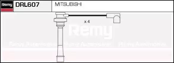 Ккомплект проводов зажигания DRL607 DELCO REMY