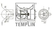 Кожух пневматической рессоры 04.060.6106.370 TEMPLIN