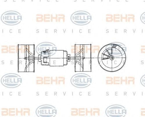 Электродвигатель, вентиляция салона 8EW009160491 HELLA