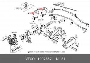 Масляный фильтр 1907567 IVECO