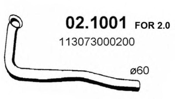 Выпускной трубопровод 021001 ASSO