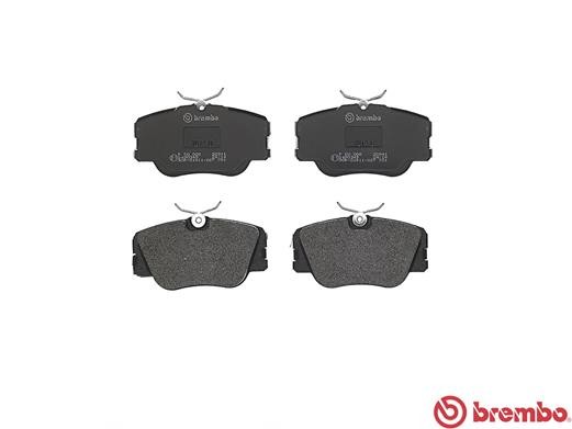 Комплект тормозных колодок, диско P50008 BREMBO
