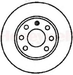 Тормозной диск 561404B BENDIX JURID
