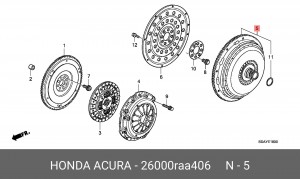Гидротрансформатор АКПП 26000RAA406 HONDA