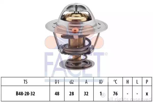 Термостат, охлаждающая жидкость 7.8418S FACET