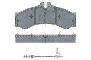 Комплект тормозных колодок, диско SP132 SCT