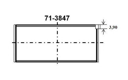 Подшипник 71-3847 GLYCO