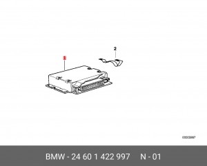 Блок управления, автоматическая коробка передач 24601422997 BMW