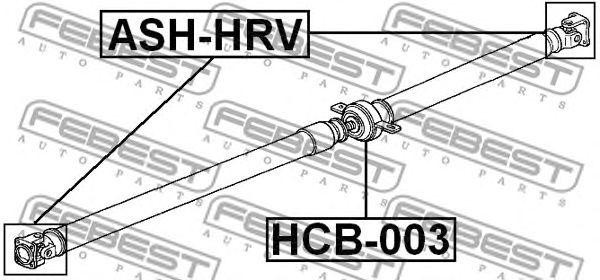Опора карданного вала HCB-003 FEBEST