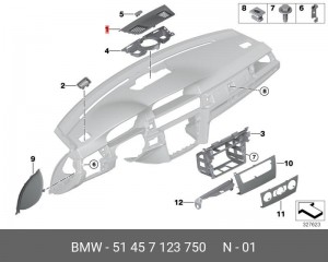 Деталь 51 45 7 123 750 BMW