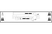 Ккомплект проводов зажигания 73364 STANDARD