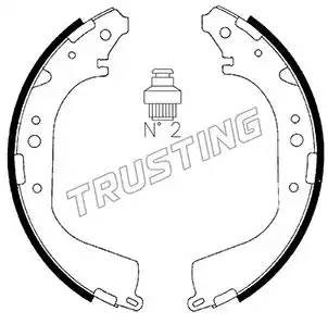Комплект тормозных колодок 067.179 TRUSTING
