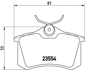 Комплект тормозных колодок, диско P85020 BREMBO