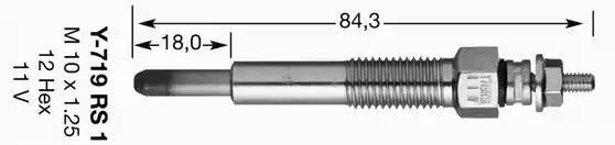 Свеча накаливания 6900 NGK NTK