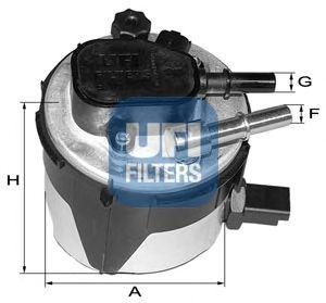 Топливный фильтр 55.170.00 UFI