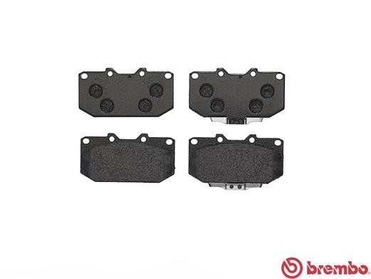 Комплект тормозных колодок, диско P56025 BREMBO