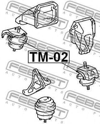 Подушка двигателя TM-02 FEBEST