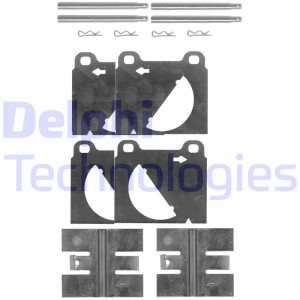 Комплектующие, колодки дискового тормоза LX0105 DELPHI