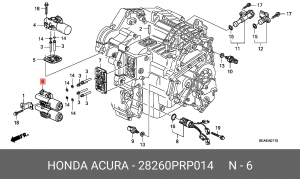 Клапан электромагнитный АКПП 28260PRP014 HONDA
