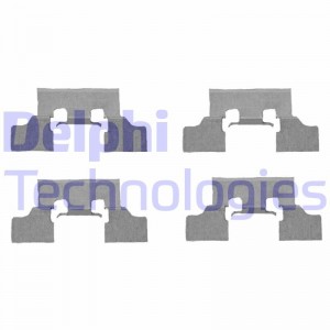 Комплектующие, колодки дискового тормоза LX0401 DELPHI