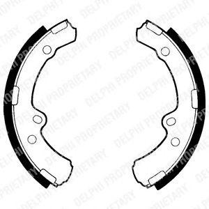 Комплект тормозных колодок LS1368 DELPHI