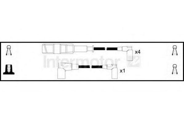 Ккомплект проводов зажигания 83084 STANDARD