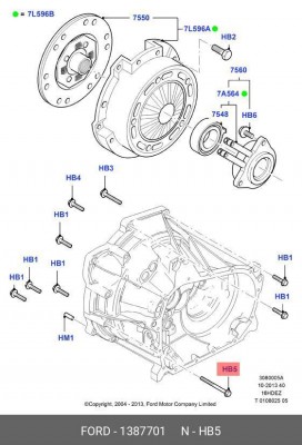 Деталь 1 387 701 FORD