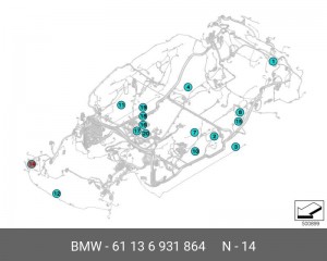Розетка 61 13 6 931 864 BMW
