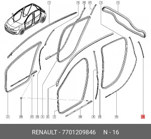 Деталь 7701209846 RENAULT