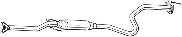 Средний глушитель выхлопных газов 286-003 BOSAL