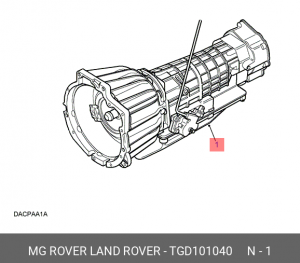 Автоматическая коробка передач TGD101040 LAND ROVER