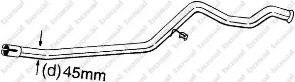 Выпускной трубопровод 889-497 BOSAL