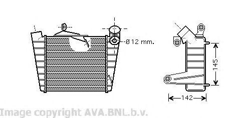 Интеркулер VW4213 AVA