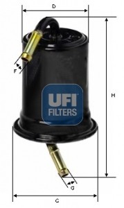 Топливный фильтр 31.765.00 UFI