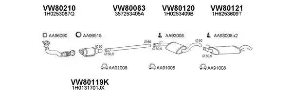 Система выпуска ОГ 800057 VENEPORTE