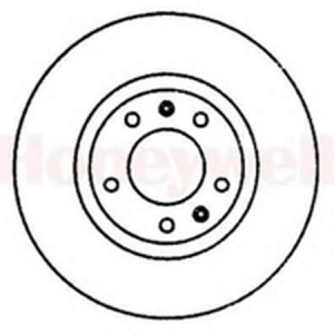 Тормозной диск 561569B BENDIX JURID